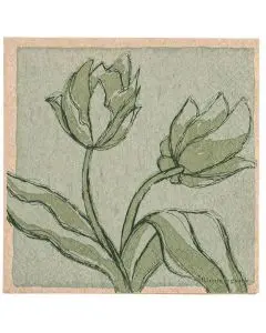 Bloomingville Frokostserviet 3-lags 20stk - Mana Grøn