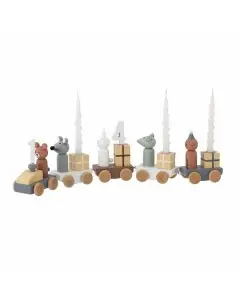 Bloomingville MINI - Junaid fødselsdagstog brun