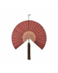 Bloomingville Jaime Vægdekoration Bambusvifte - Rosa