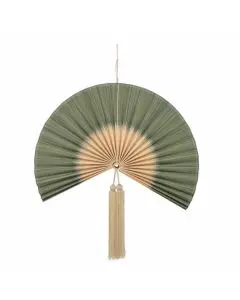 Bloomingville Jaime Bambusvifte Vægdekoration - Grøn