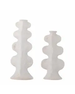 Bloomingville Cason Lysestage 2stk - Hvid