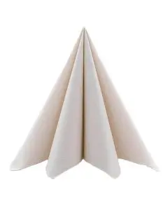 Sovie stofligende serviet 40x40cm - 12stk Sand