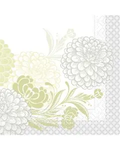 Mank Middagsserviet 3-lags 100stk - Clarissa Grøn