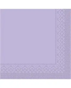 Mank 40x40 3-lags serviet 100stk - Lilla
