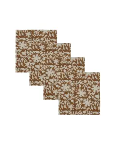 House Doctor Stofserviet 4stk - Brun / Natur
