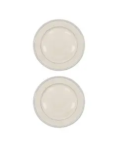 Nicolas Vahé Bistro Middagstallerken 2stk - Hvid / Blå