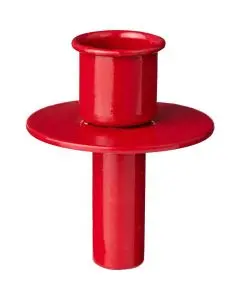 Stage t/2,2cm lys til at putte i flaske - Rød