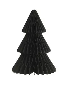 Juletræ stående foldet papir m/magnetlukning