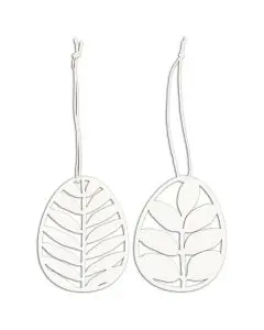 Papirklip æg bladmønster 2 ass