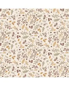 Ib Laursen Middagsserviet 3-lags 50stk - Efterårsblade 