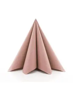 Sovie stofligende serviet 40x40cm - 12stk Rose Gold