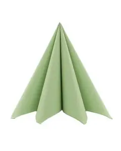 Sovie stofligende serviet 40x40cm - 12stk Æblegrøn
