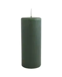 Bloklys - 6x15 cm - Mørkegrøn