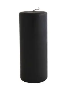 Bloklys - 6x15 cm - sort