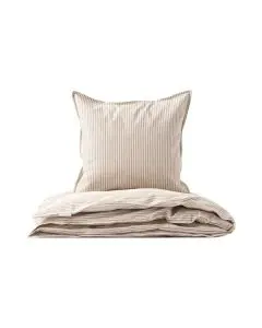 Studio Feder Sengetøj Junior 100x140cm - BROWN BEACH STRIPE