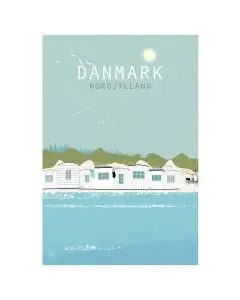 Lydia Wienberg Byplakat 50x70cm - Danmark Nordjylland