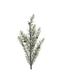 Fyrgran m/kogler støvet grå 102cm