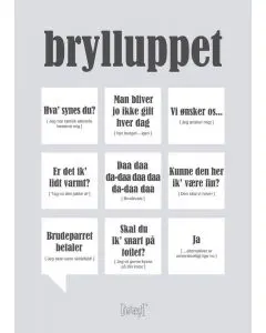 Dialægt kort - Bryllup