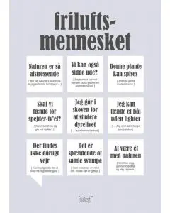 Dialægt Kort - Friluftsmennesket