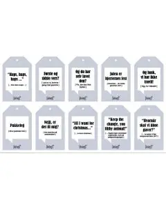 Dialægt ‘Til- og fra-kort’ - 10stk