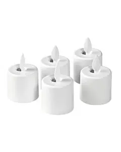 Duni LED lys m/bevægelig flamme 5stk u/lader