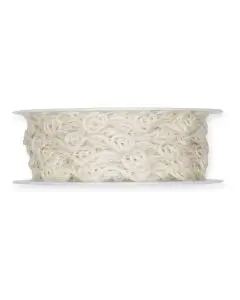 Jutebånd Rose Braid 10m - Creme