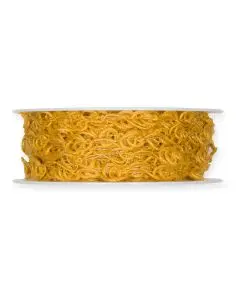 Jutebånd Rose Braid 10m - Honey Yellow