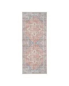 Havana Gulvtæppe 80x200cm - Orange/Blå