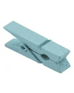 Klemme i træ - Turkis