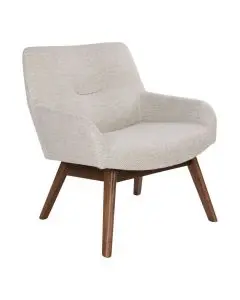 London Lænestol - Sand / Valnød