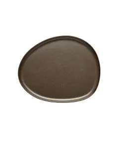 RAW Organic Frokosttallerken 24x21cm - Metallic Brown