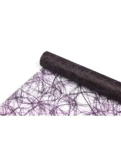 Sizoweb bordløber - 30 cm x 5 meter - Mørkelilla