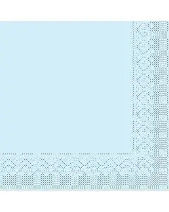 Sovie Frokostserviet 3-lags 20stk  - Pastelblå