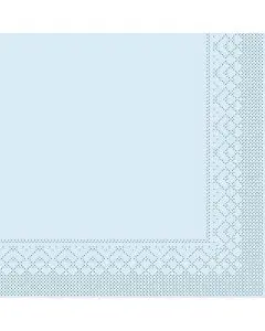 Sovie Middagsserviet 3-lags 20stk - Pastelblå