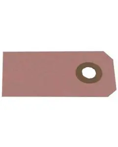 Manilla - 50 stk - lyserød 6x3 cm