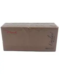 Mank Stofligende Kaffeserviet 100stk - Bronze