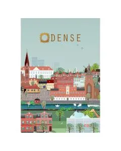 Lydia Wienberg Byplakat 50x70cm - Odense