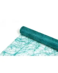 Sizoweb bordløber - 30 cm x 5 meter - petrol/turkis