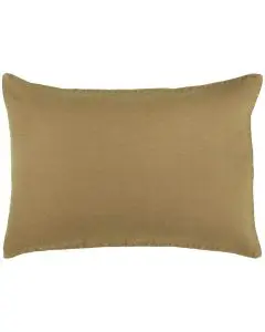 Pude 60x40cm Hør - Cognac