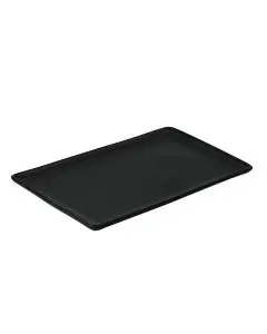 RAW Middagstallerken 31,5x20cm - Titanium Black