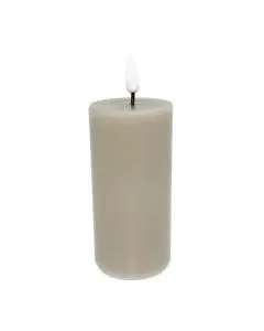 Deluxe LED Bloklys 5x10cm - Sand