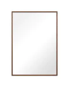 Spejl Mørk Egetræ - 50x70cm