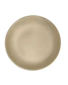 Stentøj Dyb Tallerken 21cm - Sand