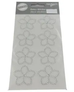 Stickers blomst - 8 stk