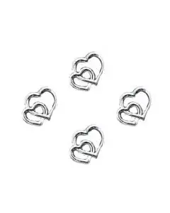 Sølvhjerter strø - 25stk