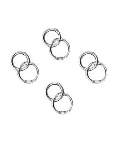 Sølvringe strø - 20stk