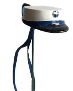 Studenterhue på pind - Blå