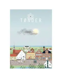 Lydia Wienberg Byplakat 50x70cm - Tønder