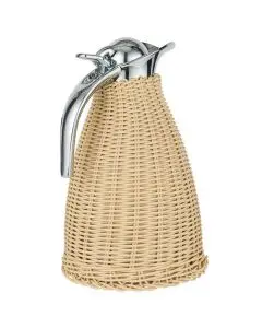Termokande Polyrattan flet 1,5 Liter - Natur 