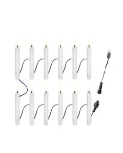 Uyuni LED Julelys USB-C 1,3x11cm 12stk - Hvid
